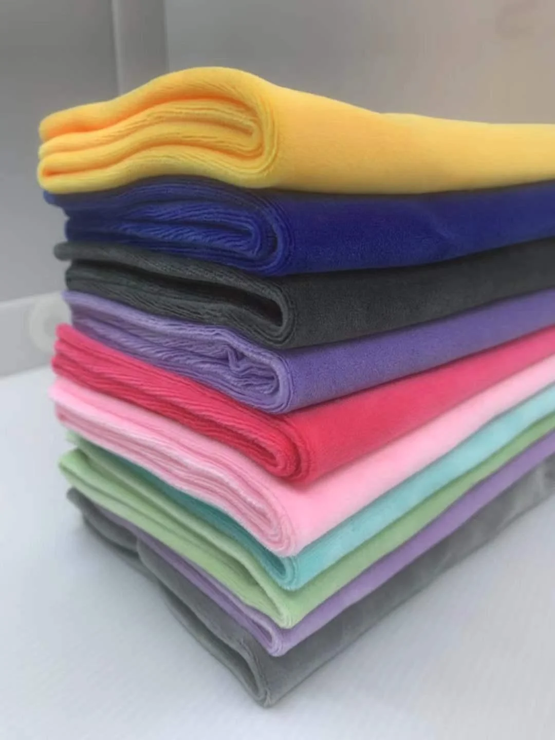 New 45 Colors Mochi Minky 1mm Pile Super Stretch 5% Spandex Mochi Soft Short Plush Fabric For Toys Fursuit Paw Mochi Fabric