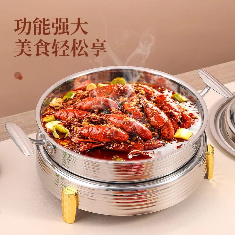 Verdickter Hot Pot-Topf aus Edelstahl