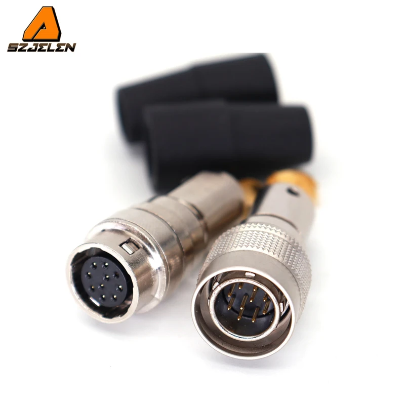 Hot Sale Hirose HR10A 10Pin Connector Male Female Docking Plug HR10A-10P-10P/HR10A-10J-10S Industrial Camera Power Line Signal