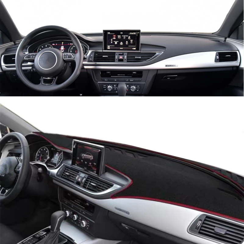 Car Dashboard Cover Dash Mat For Audi A7 S-line S7 RS7 2009-2016 2017 Dashmat Pad Sunshade Cushion Sunshield Anti-UV Accessories
