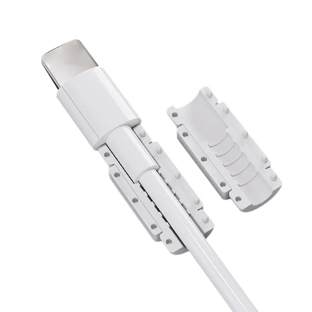 Anti Break Cable Protector Silicone Cover For Apple Type C Micro USB Univerasl Charger Cord Winder Data Cable Protection Cover