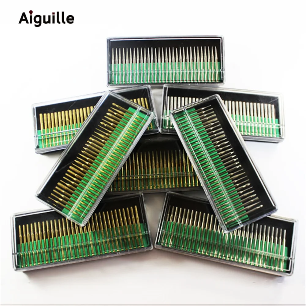 

Aiguille Dremel Power Tools Accessories 30Pcs 3mm120# Drill Bits Diamond Burs Grinding Wheel Abrasive Shank Wood Stone Engraving