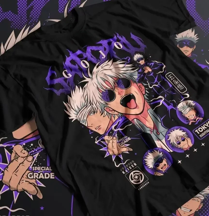 

2025 New Trendy Cotton T-Shirt Jujutsu Kaisen Mahito Anime Horror Funny Shirt All Size Graphic T Shirts Men Women Top Clothing