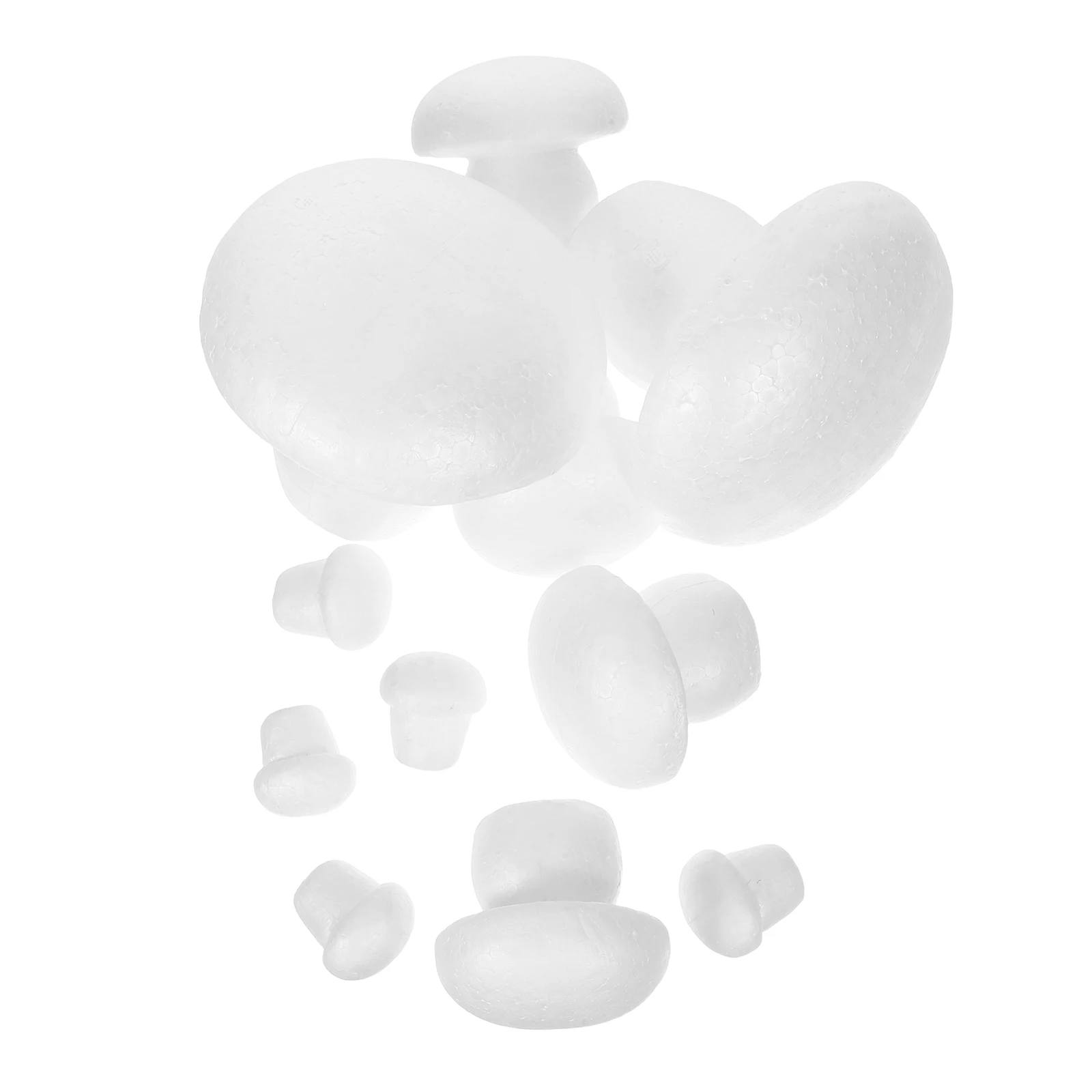 

14Pcs Foam Mushroom Decor: Blank Unfinished Mushrooms for DIY Painting Crafts Cute Mini Mushroom Art Home Wedding Garden Shelf