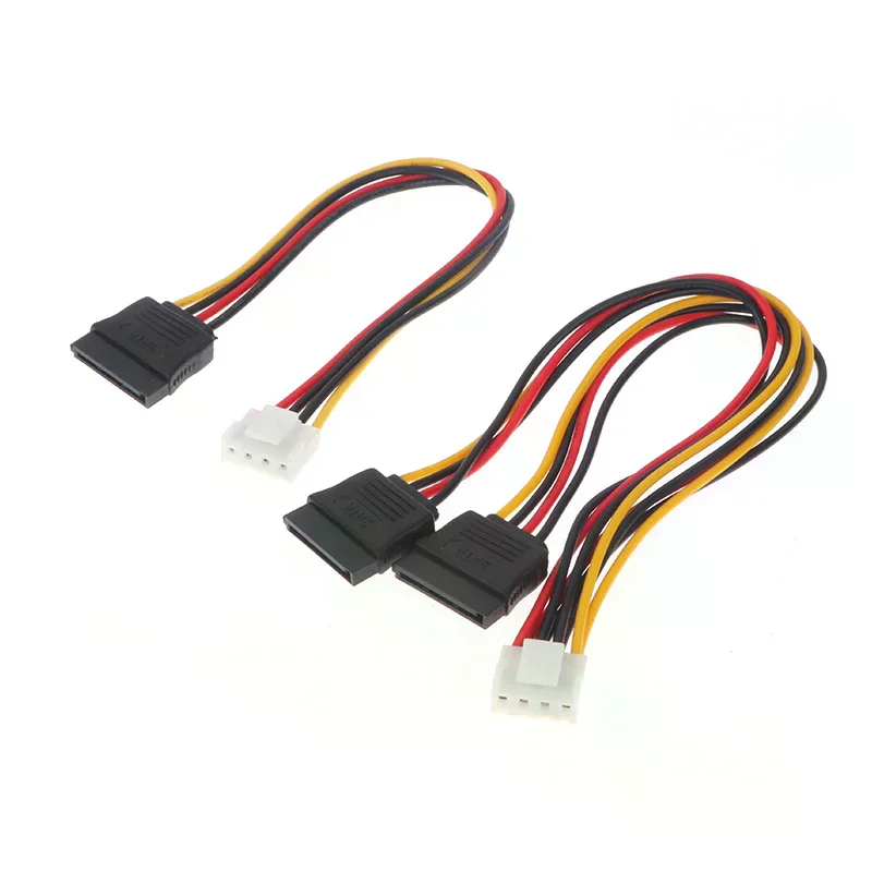 4pin To SATA Power Cable for Hikvision Dahua Mini VCR IP Camera CCTV Hard Disk Power One To One/One To Two VH3.96