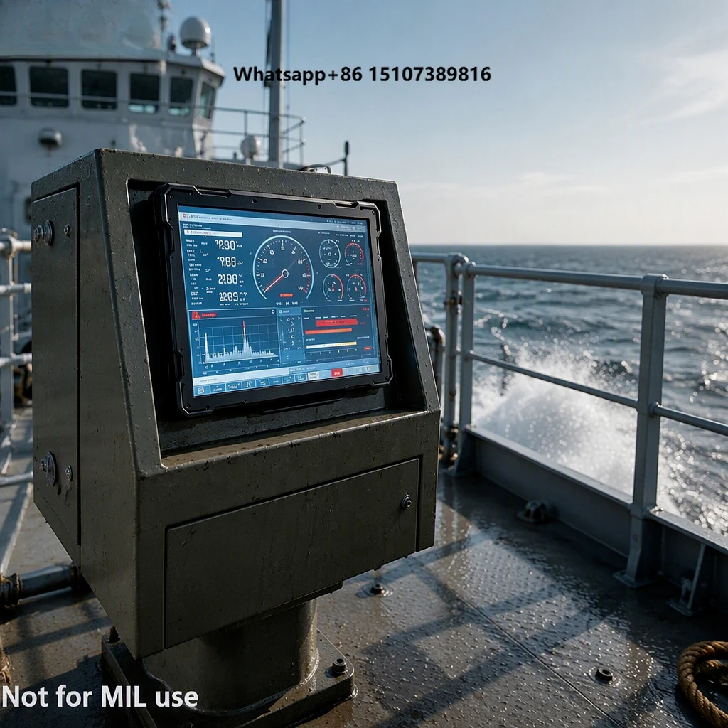 DNV CG 0339   Coastal Patrol Vessel Vibration Resistant Moisture Proof Marine for Deck Equipment Rugged Display Solution