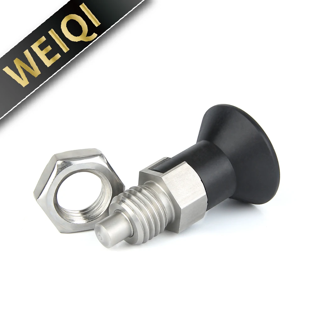 Factory In Stock Stainless Steel/Carbon Steel Index Plungers Aluminum Knob Self-locking/Return Type Thread Locating Plunger Pins