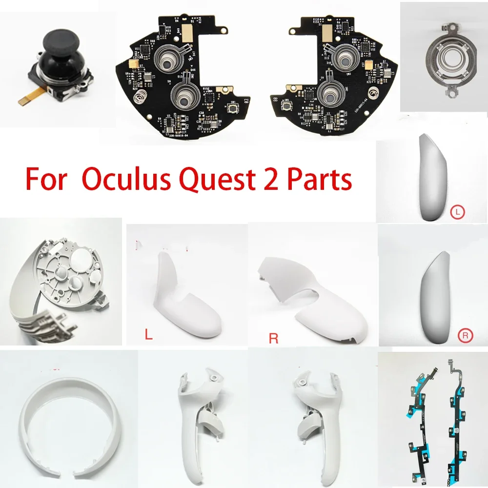 High-quality Controller Housing Shell Small Board Joystick Vibrator Antenna Locating Ring Flex Cable Repair Parts For VR Meta Oc