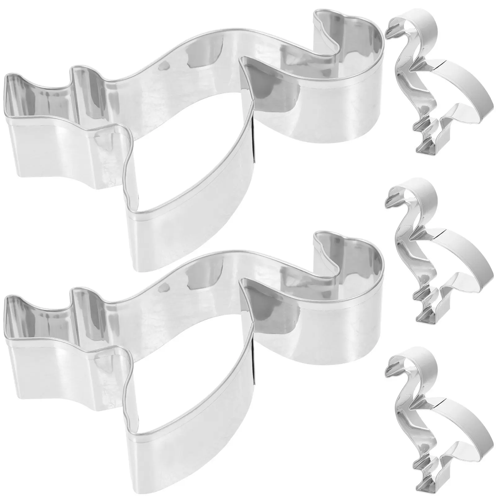 5Pcs Stainless Steel Alpaca Cookie Cutter Set Unique Adorable Baking Mould for Fondant Cake Decorating Biscuit Dough Fruit