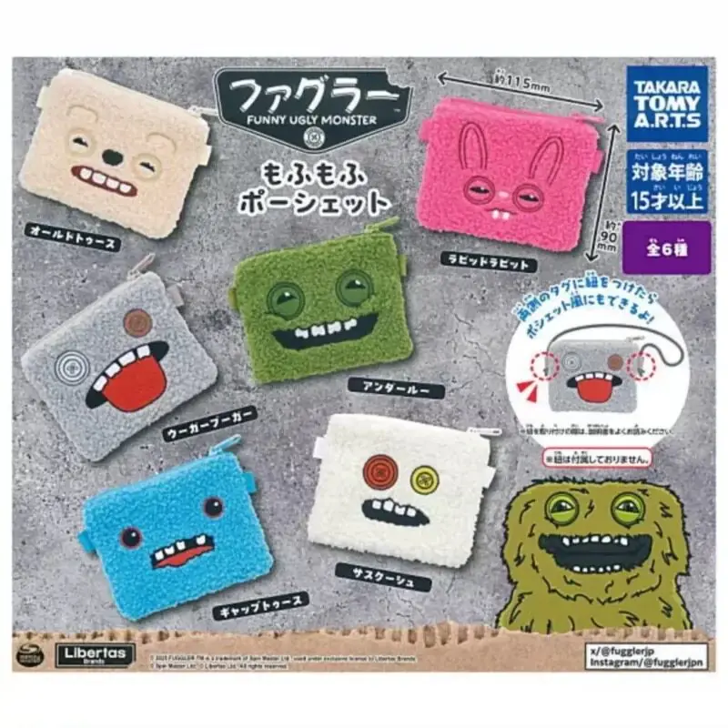 

Плюшевая сумочка T-Arts Tomy Fuggler Furry: милый зубастый монстр, мини-кошелек для мелочи, украшение, подарок