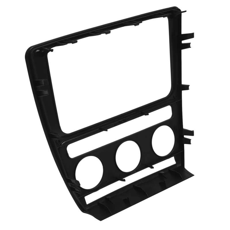 Autoradio Panel Dash Blende Platten rahmen für Skoda Octavia automatische Klimaanlage 2011-2016 Adio DVD Stereo CD Panel Innenteile