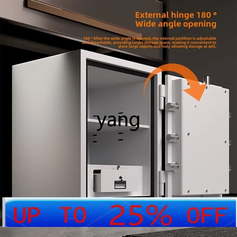 LH  thickened all-steel anti-theft bedside table password fireproof safe heavy-duty fireproof safe