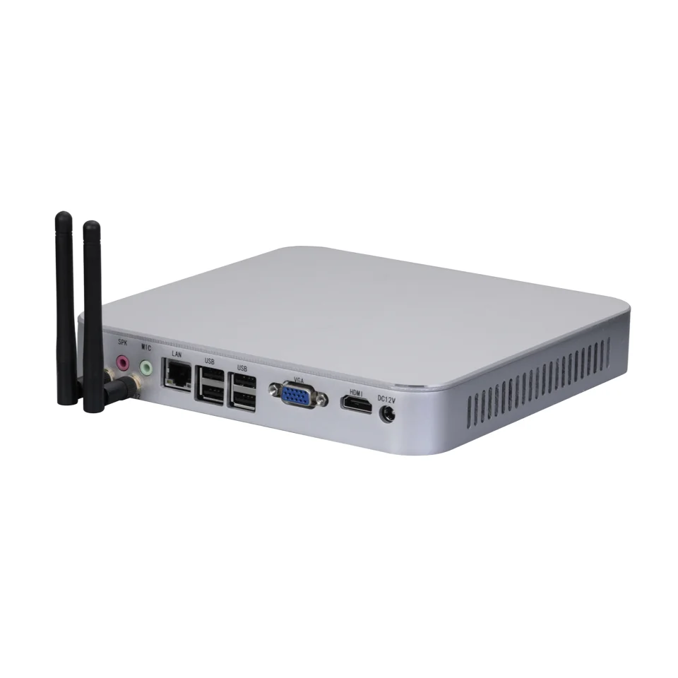 كور I3 I5 I7 J1900 صندوق صناعي كمبيوتر شاشة واحدة كمبيوتر مزدوج LAN مدمج مع GPIO RS232 Dual LAN HD4003 كمبيوتر صغير