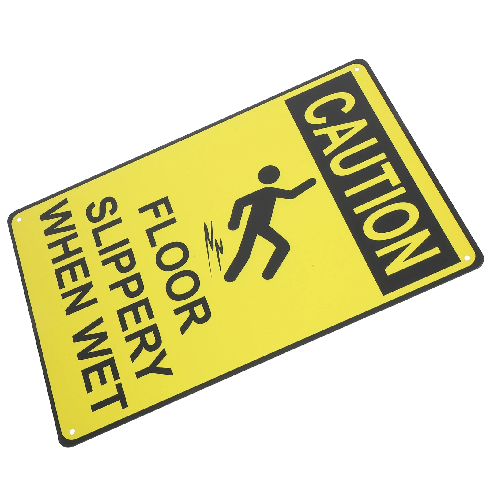 

Wall Decor Warning Sign Double-sided Safety Signs Caution Yellow Wet Floor Slippery Street Sign Traffic Safety Mark