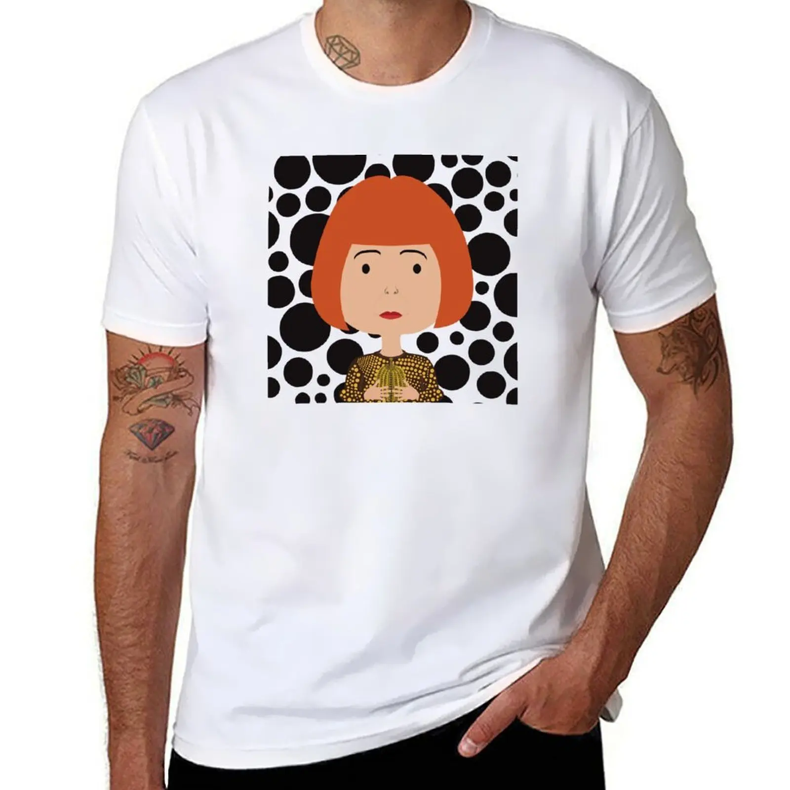 

Yayoi Kusama Halloween T-Shirt man t shirt designer man graphic t shirt t shirt man plain T-Shirt