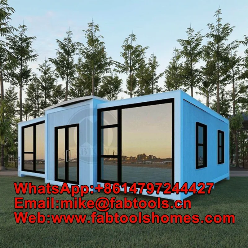 Prefabricated Expandable Container House 20ft 40ft Prefab Expandable Container House Luxury Portable Prefabricated Villa