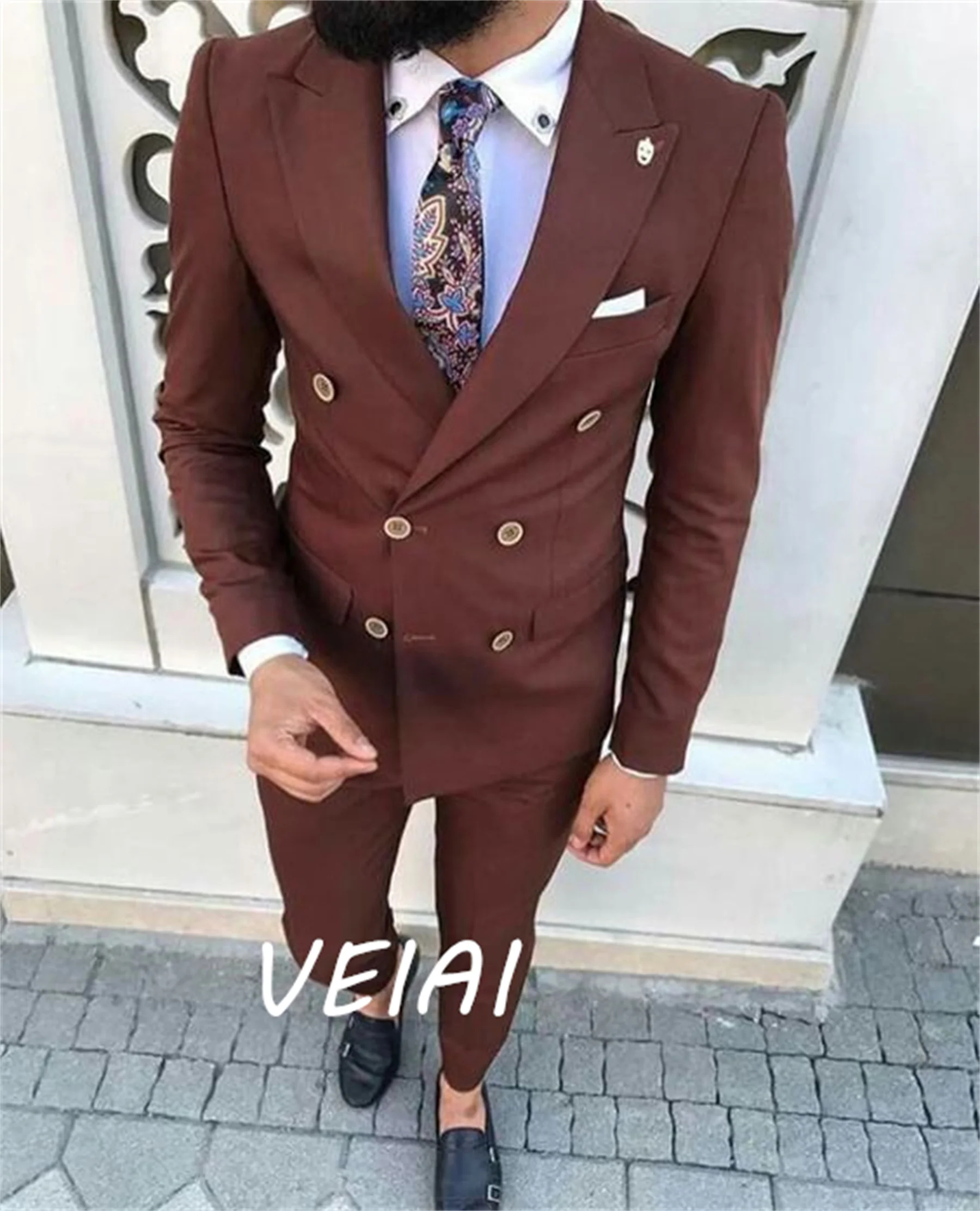 

Tailored Made Burgundy Pink Linen Men Suit Slim Fit 2 Piece Groom Tuxedo Blazer Wedding Suits Terno Masculino Jacket+Pant