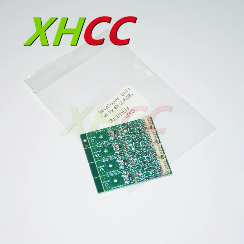 4 Stuks. DV313 DV-313 Dv 313 Ontwikkelen Chip Voor Konica Minolta C258 C308 C368 C 258 C 308 C 368 Ontwikkelen Reset developer Unit Chip