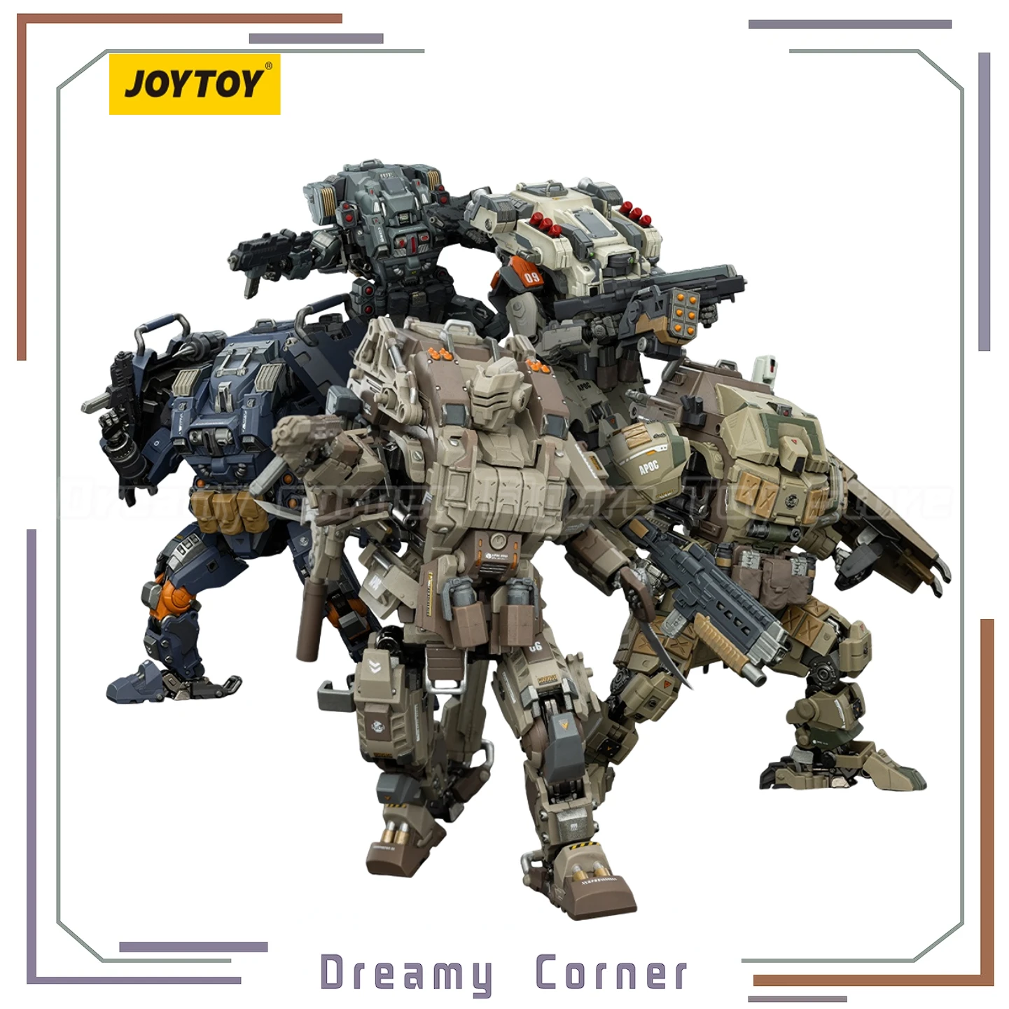 

【В наличии】JOYTOY Dark Source APOC Series Shadow MirageMulti Iron Vanguard Sky Striker Storm Lucis Bedrock 1/25 Фигурка T