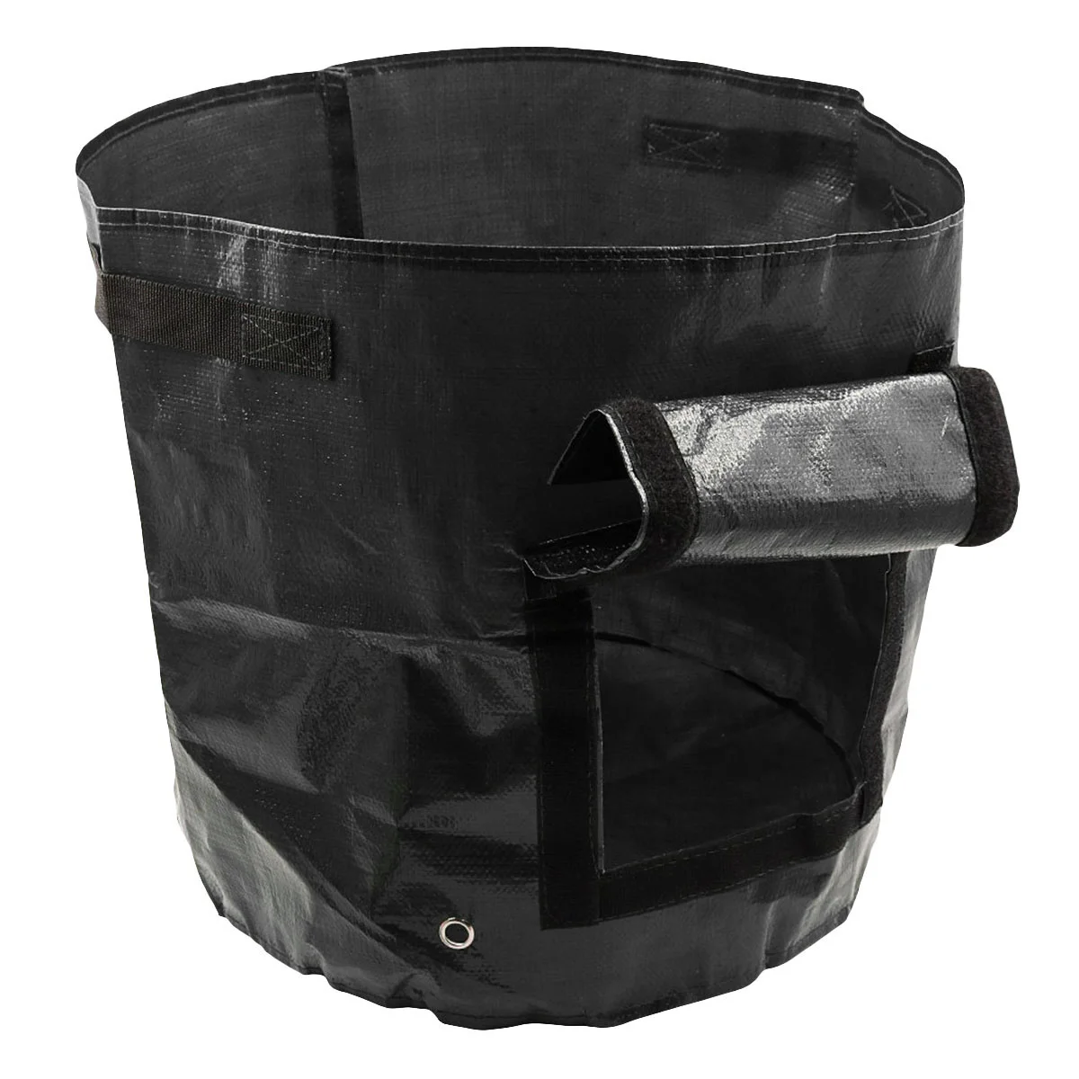 

2 Pcs Potato Vegetable Grow Bags Aeration Container with Strap Handles (PE, Black) aeration pot plant grow container