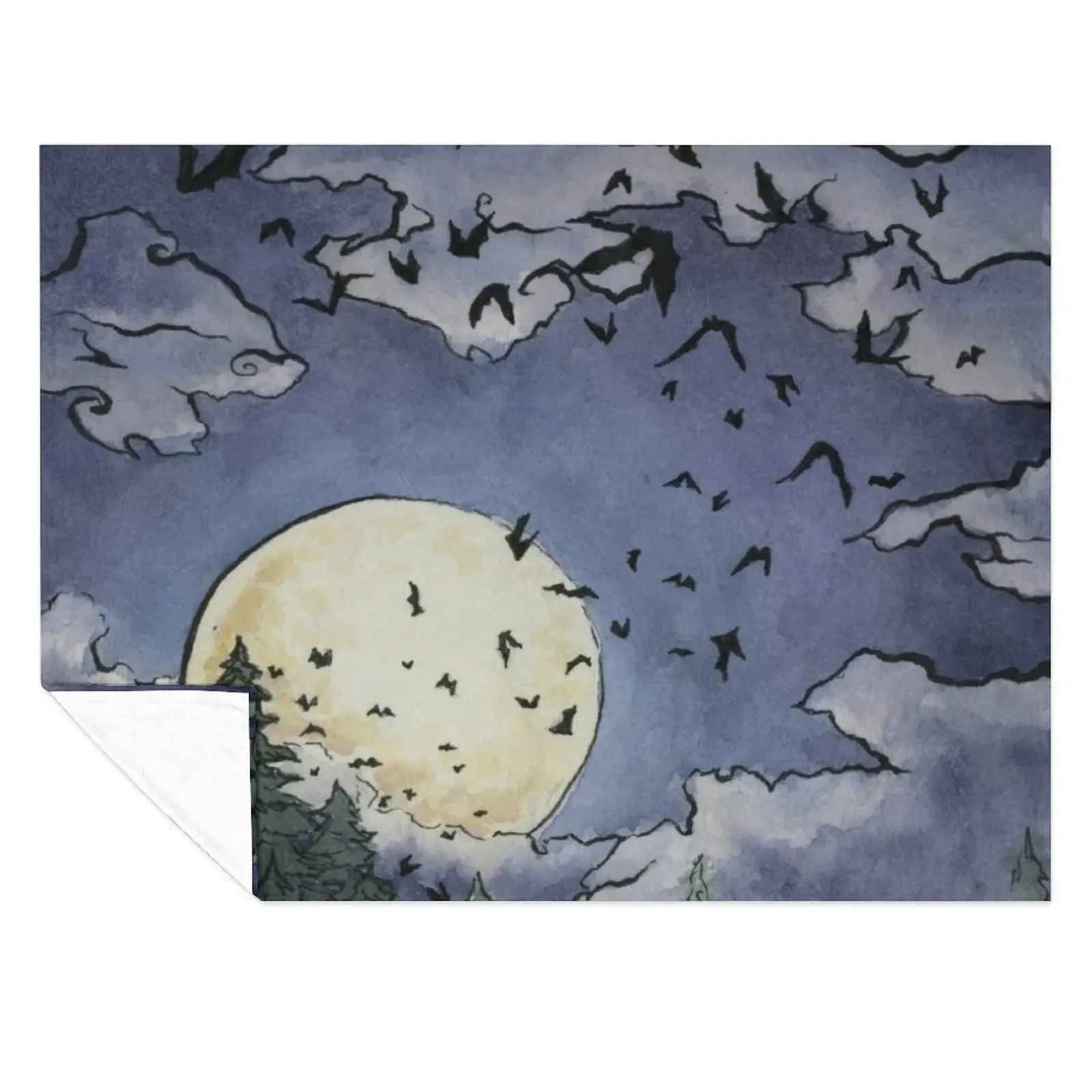 

Bats Throw Blanket Blankets For Baby Hairys Cute valentine gift ideas Blankets