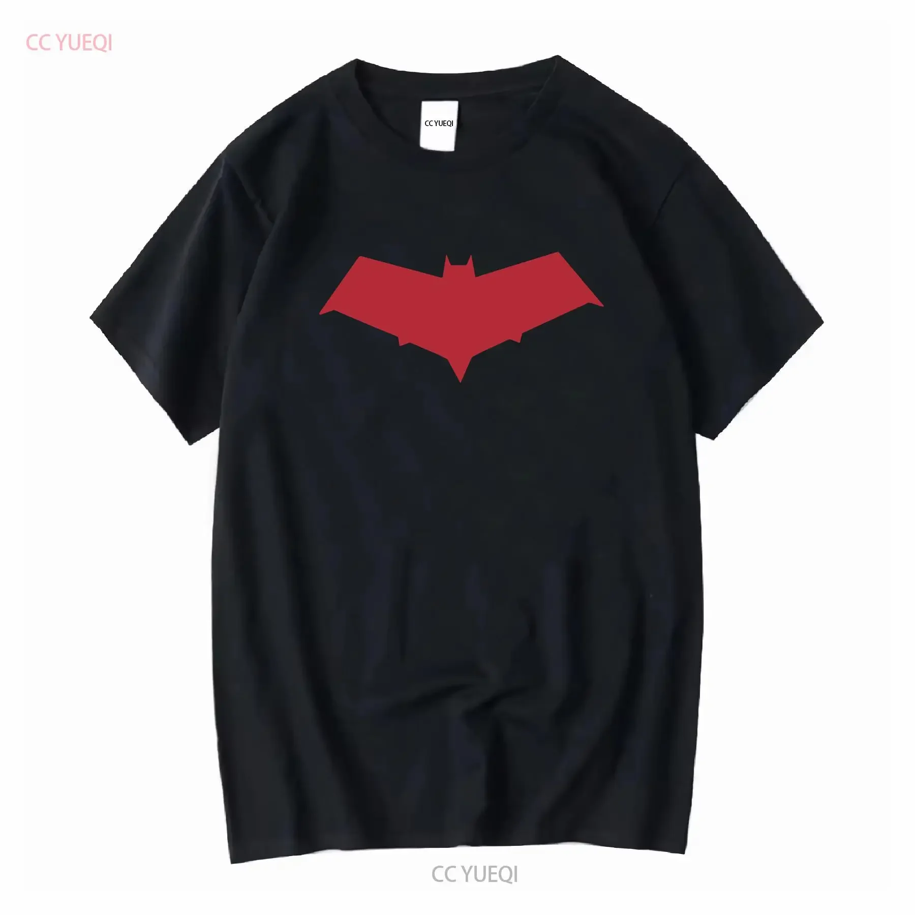 Red Hood Symbol Jason Todd T Shirt Black long or short sleeves vintage Washed Unisex homme fashion Slightly Breathable Casual