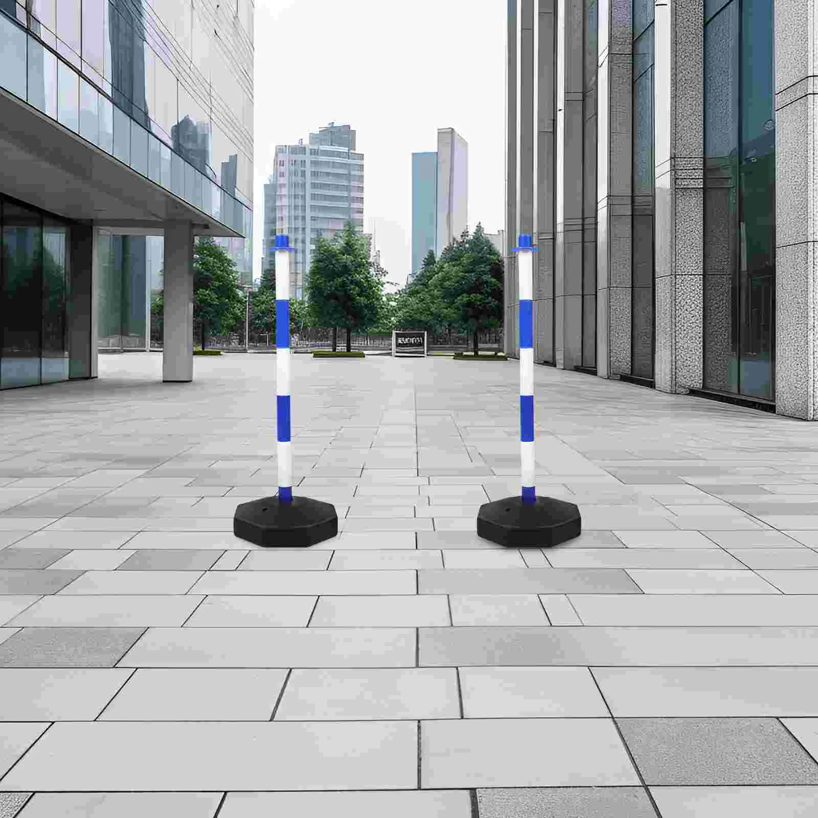 Reflective Parking Barriers Crash Column Post Cone Elastic Plastic Traffic Safety