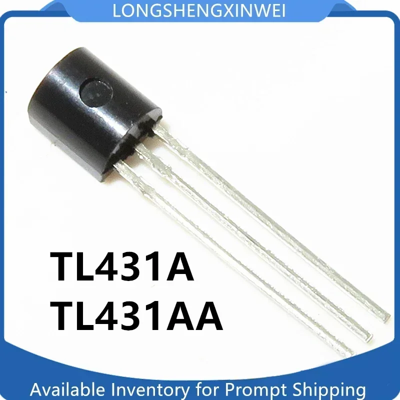 10PCS New TL431A TL431AA Linear Regulated Three Terminal Adjustable Shunt Reference Source TO-92 Spot