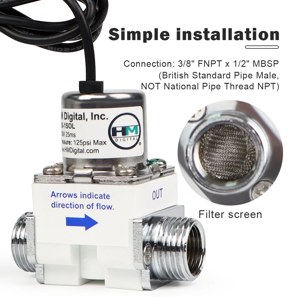 

HMLBS-10 Water Sensor Leak Detector Water Purifier Leakage Protector Flood Water Leakage Alarm/Automatic Shutdown