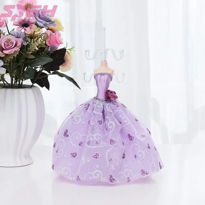 The purple heart ultra fairy princess jewelry earring rack shelf gifts gifts creative home furnishing articles web celebrity