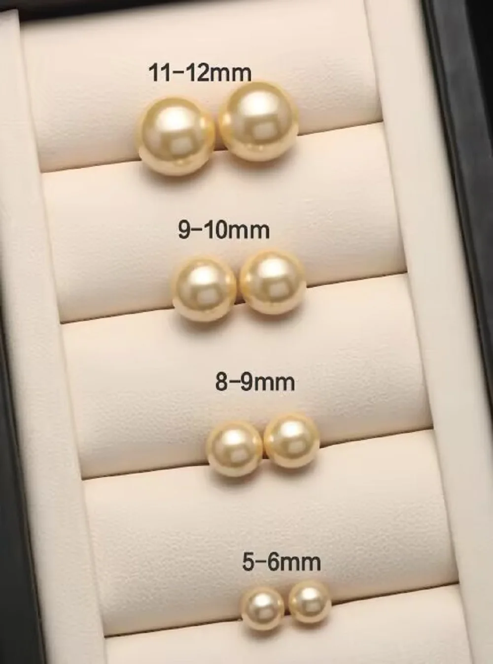 

Объемный золотой жемчуг AAAA 5-6 мм 8-9 мм 9-10 мм 11-12 мм Натуральный круглый жемчуг из золота Южного моря с полубриллиантами -1 пара