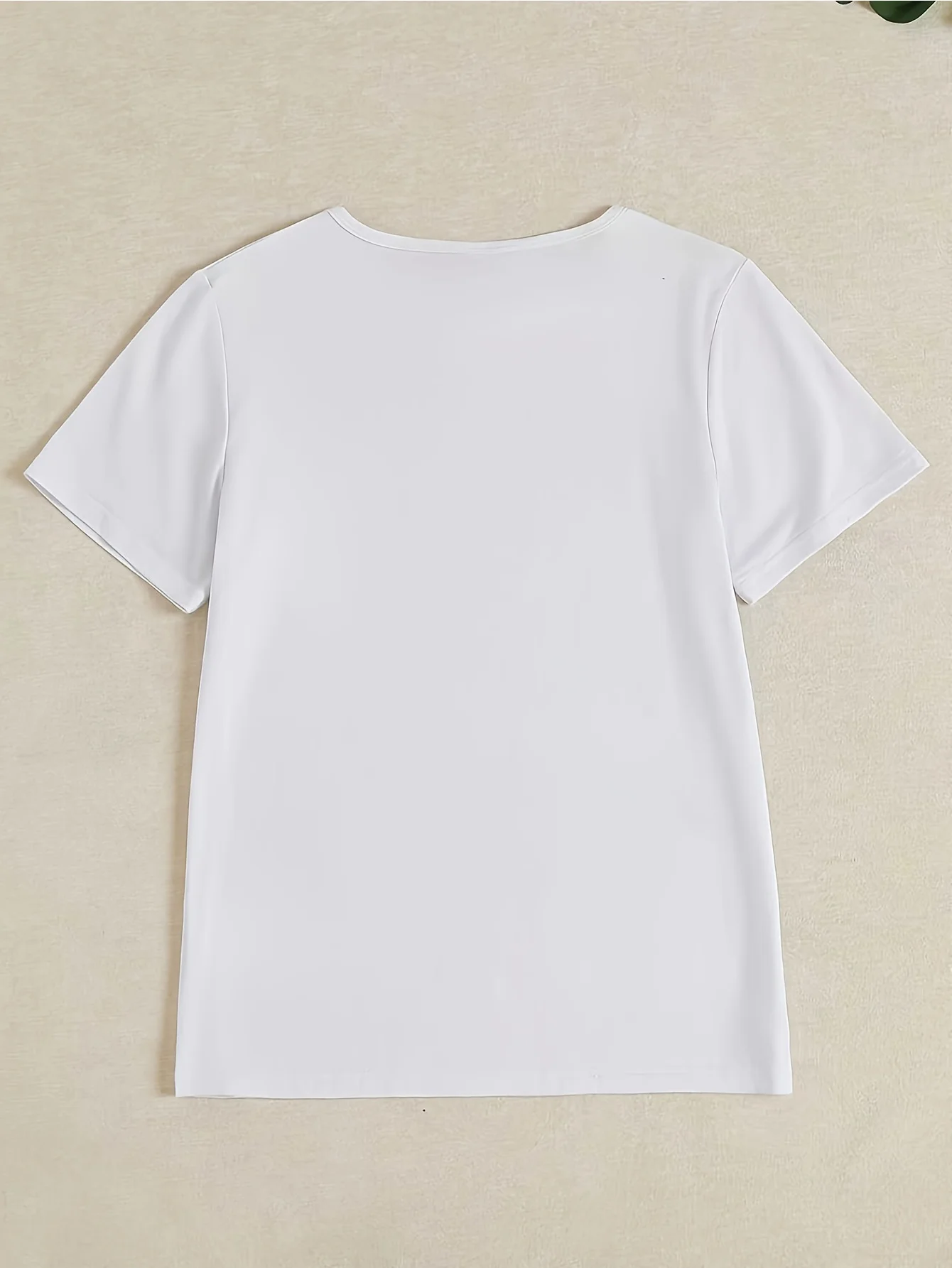 Shell Bow Decor Print Printed Women's Inspiration Regular Round-neck White Light Spring Holiday Fantasy Design Aesthetic Clothes