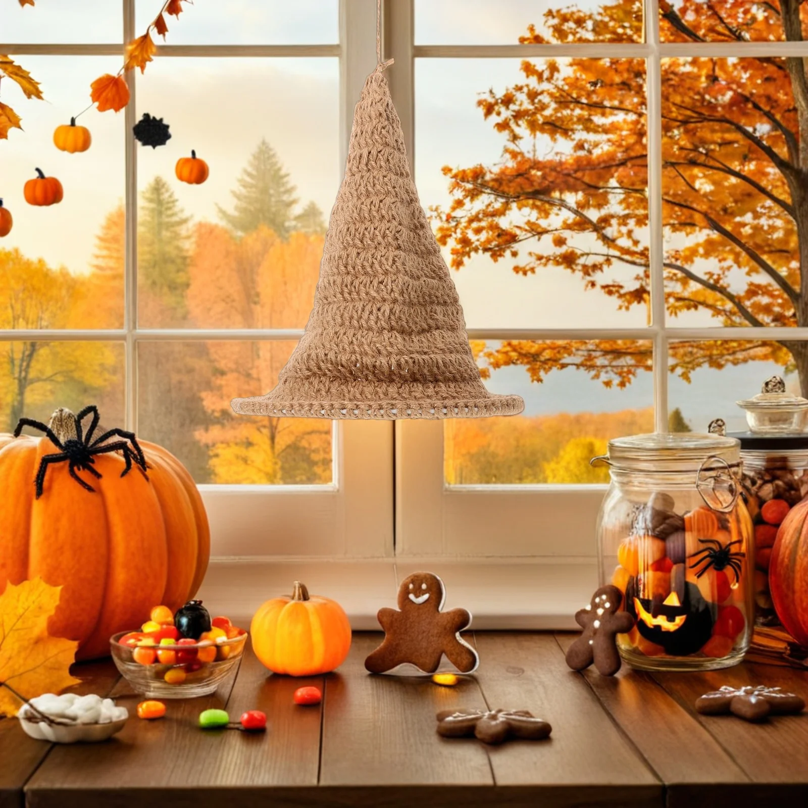 

Абажур ручной работы, креативный светильник, подвесное освещение, кружево, ресторан, фестиваль, пеньковая веревка, потолок фермерского дома