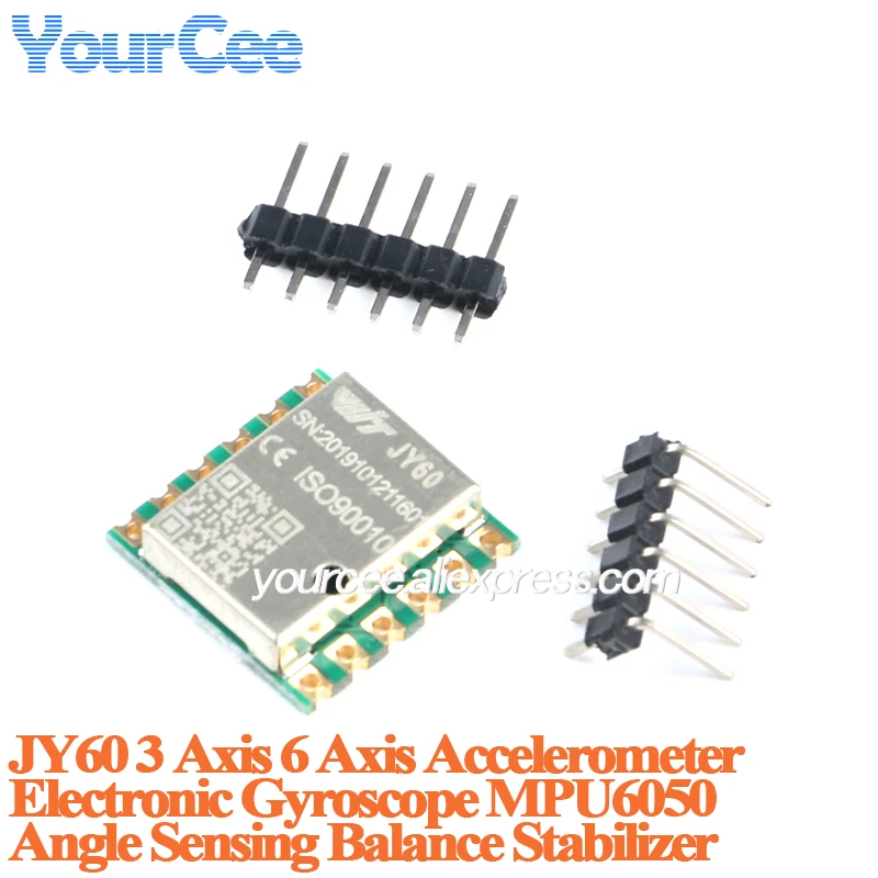 JY60 JY61P JY62 three-axis six-axis accelerometer electronic gyroscope mpu6050 Sensor module angle sensing balance stabilizer