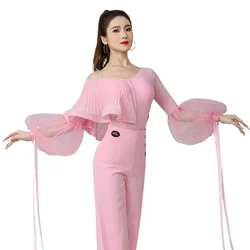 2024 New Modern Dancing Clothes High-end Women's Dancing Leotard Jumpsuit  Latin Dancing Clothes ZY162-3