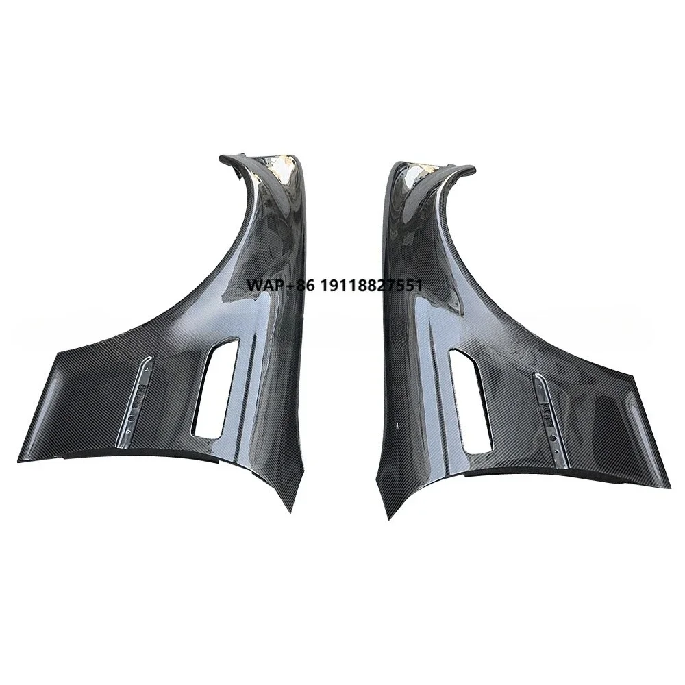 

Real Carbon Fiber Front Side Bumper Fender Air Intake Vent Splitter for E46 M3 1998-2004 Auto Tuning