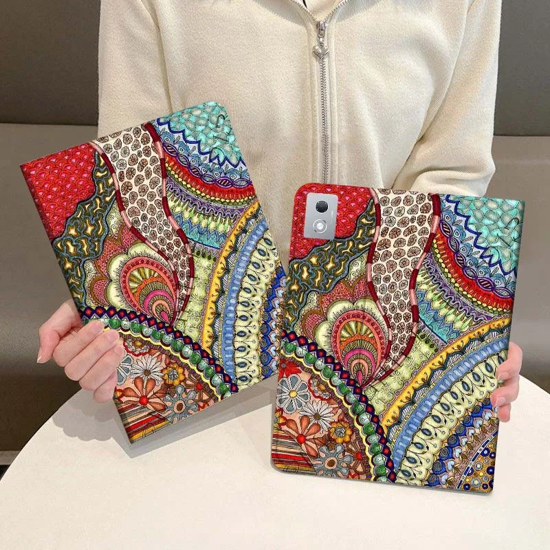 

Colorful neon pattern For Legion Xiaoxin Pad P12 Pro Y900 GT 2023 2025 12.1 12.7 14.5 inch Tablet Case
