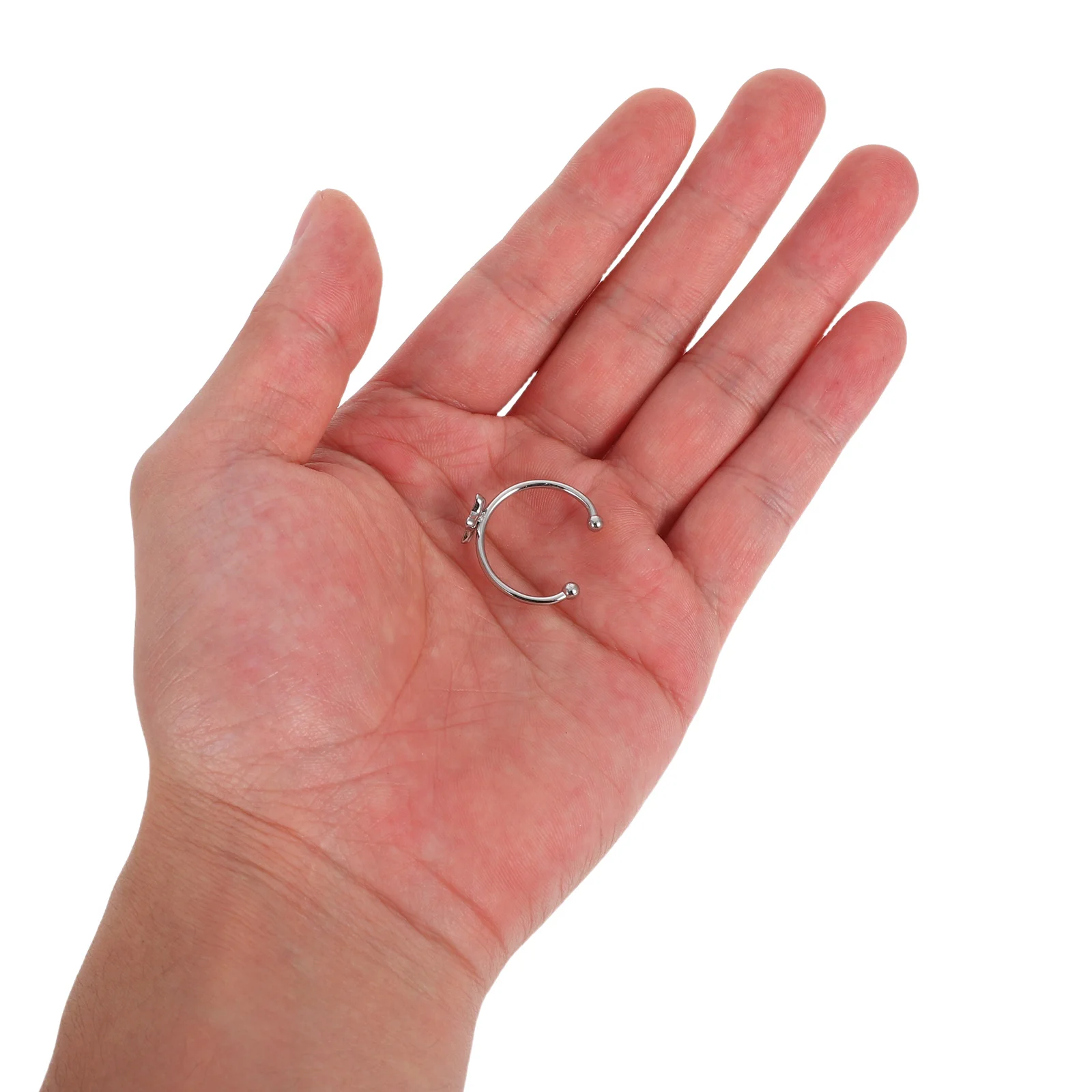 

10pcs Stainless Steel Ring Blanks: Adjustable Open Cuff Bezels For Diy Jewelry Making Flat Tray Holds Glass Cabochons Crafts