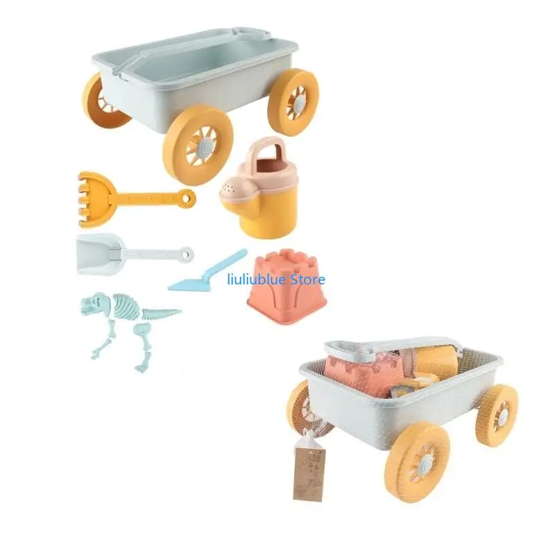 لعبة الشاطئ للأطفال الصغار أطفال الأطفال الرمال الرملية الأدوات الرملية الملونة دلو 62CF