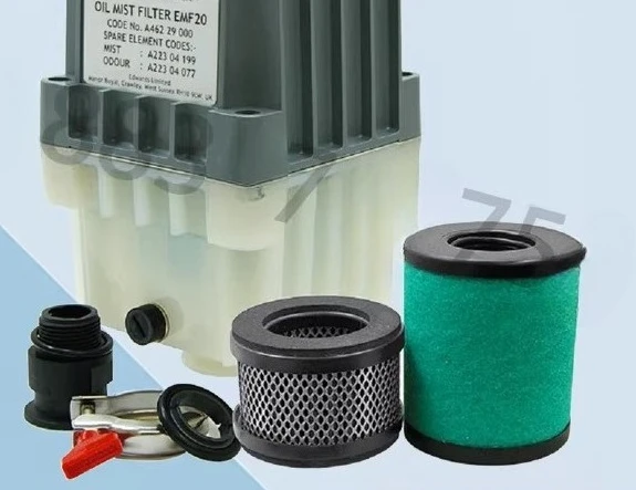

Original EDWA Edwar oil mist filter EMF10 EMF20 vacuum pump separator filter element filter screen row