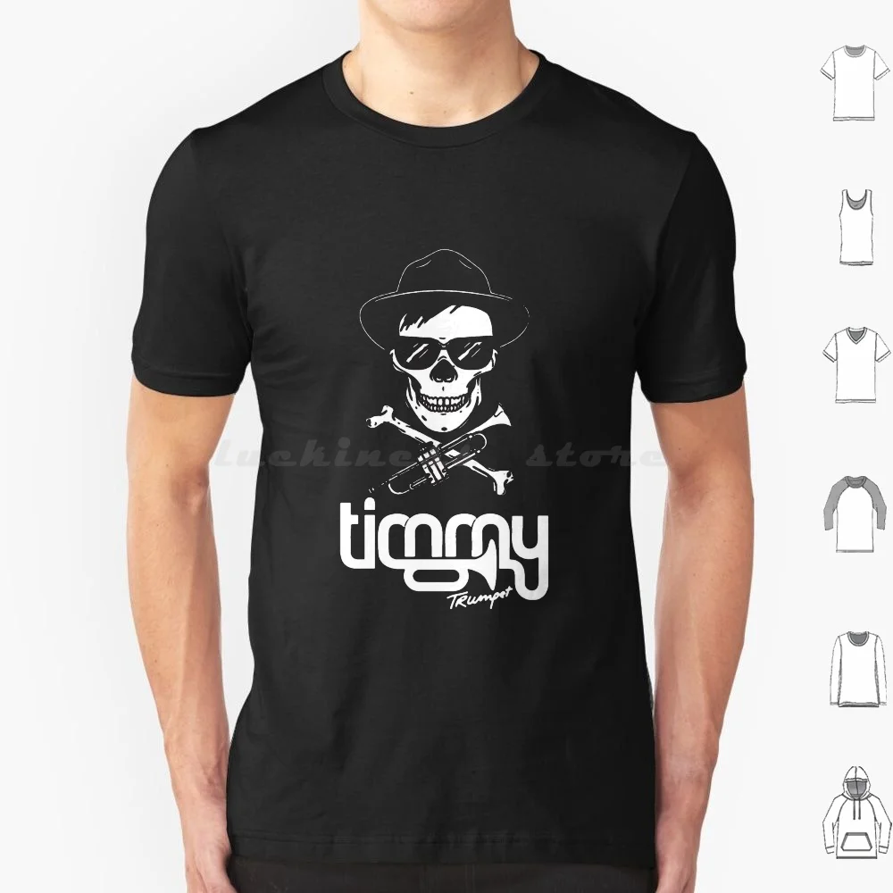 Timmy Trompete Weiss T Shirt Big Size 100% Cotton Timmy Trumpet Timmy Trumpet Logo Dj Edm Music Trumpet Timmy Armin Van Buuren