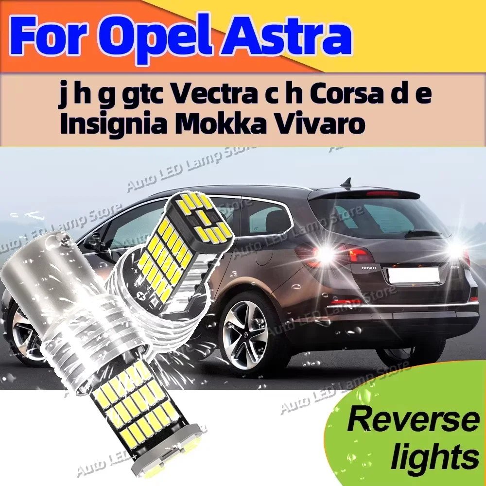 1156 BA15S سيارة لمبة LED مصباح عكس الفرامل بدوره مصباح إشارة لأوبل أسترا j h g gtc فيكترا c h كورسا d e إنسيجنيا موكا فيفا