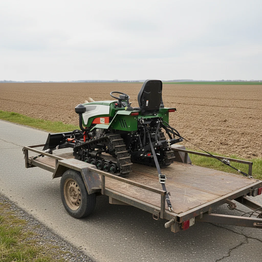 

Customized 35HP EPA Garden Cultivators Crawler Tractor with Excavator Accessories for Farm Use