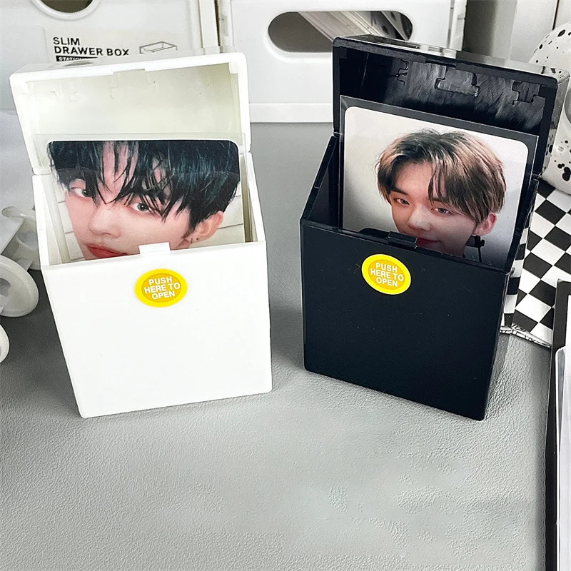 

Photocard Holder Photo Album Storage Box Home Picture Case Storage Box Name Card ID Holder