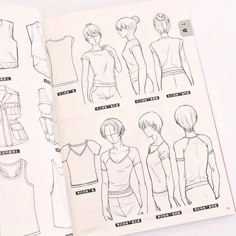 Anime Human Character Structure Dynamics 2000 Flybird Game Fundamentals Introduction Painting Teaching Hand drawn Books