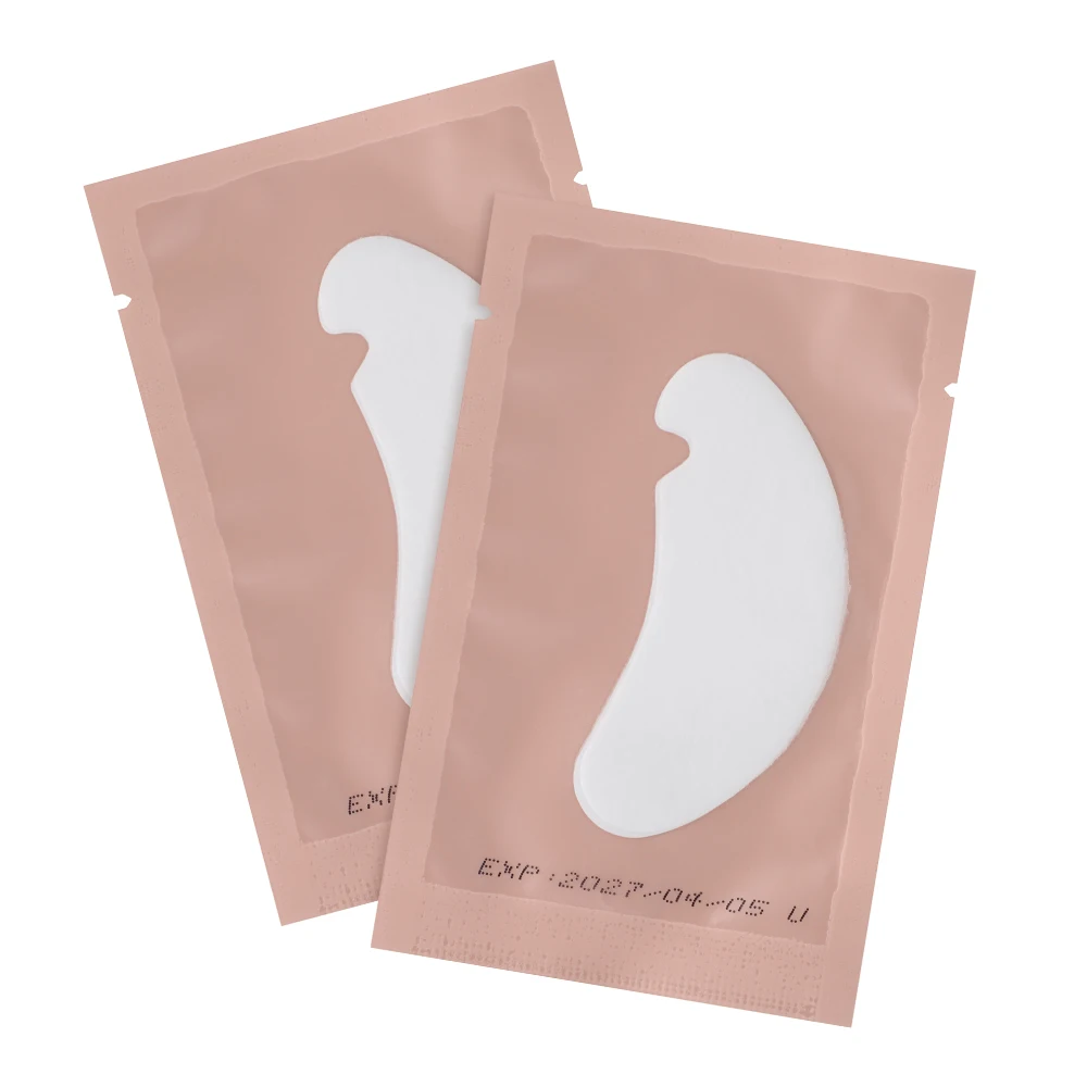 50/100 Paia di Cuscinetti a U per Ciglia, Patch in Idrogel per Extension Ciglia, Adesivi Sottociglia, Strumento per Trucco