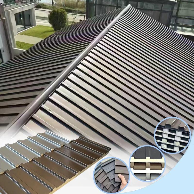 

Панели Great Wall из алюминиевого сплава, навесы, алюминиевые кровельные плитки с изоляцией Great Wall, беседки во дворе виллы, алюминиевые Ceili