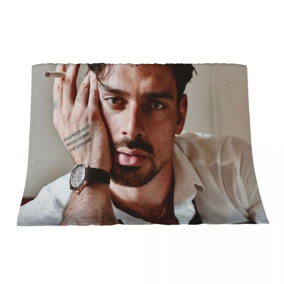 

michele morrone Throw Blanket christmas decoration Cute Soft Blankets