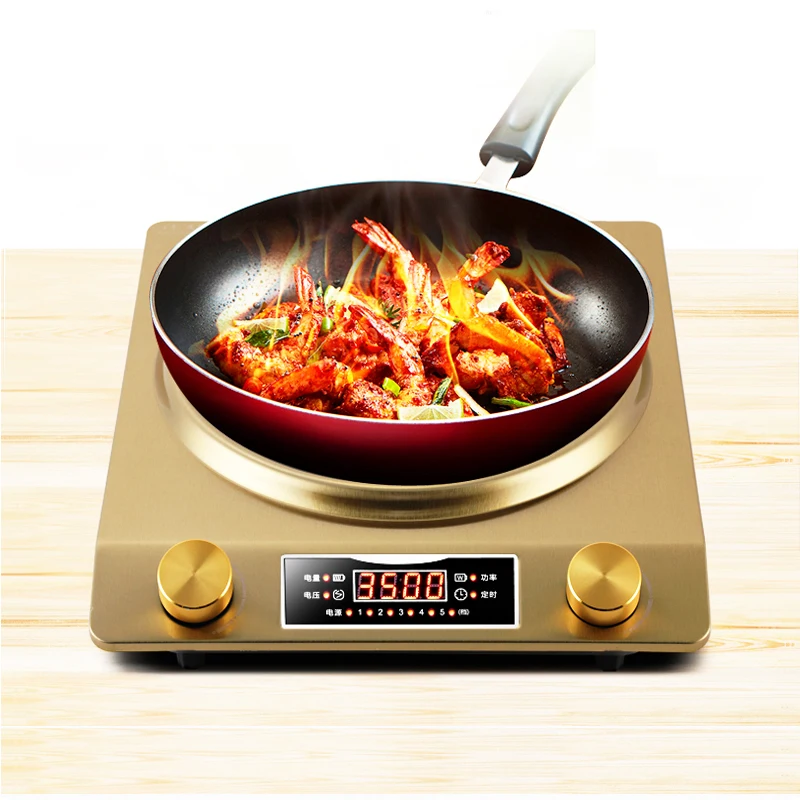 Fogo dome 3500w casa de alta potência fogão de indução casa inteligente de alta potência fogão de bateria panela quente cozinhar multi-função
