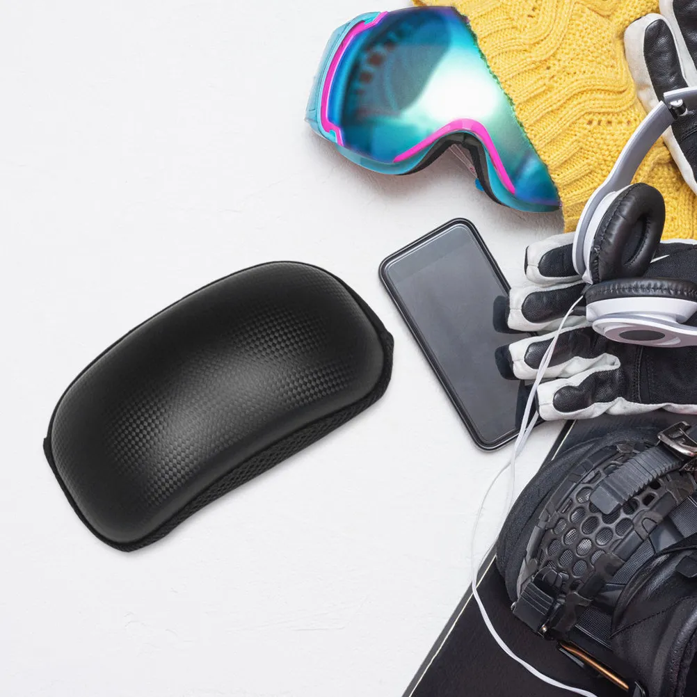 

Ski Goggles Container Premium Material Compression Resistant Zippered Protective Case for Ski Snowboard Goggles